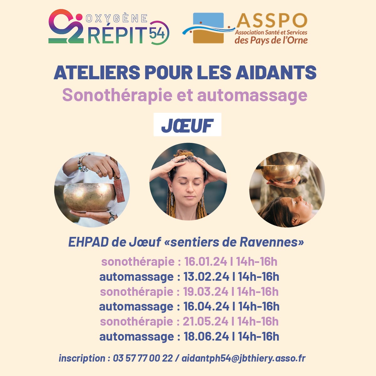 Repit Sonothérapie / automassage à Jœuf - Oxygène Répit